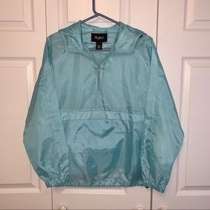 Long Sleeve Hoodie Wind Breaker 3/4 Zipper EUC